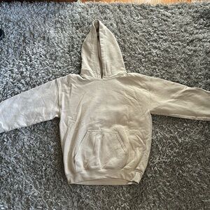Khaki/sand colored hoodie/sweatshirt